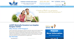 Desktop Screenshot of mivipsurgerylosangeles.com